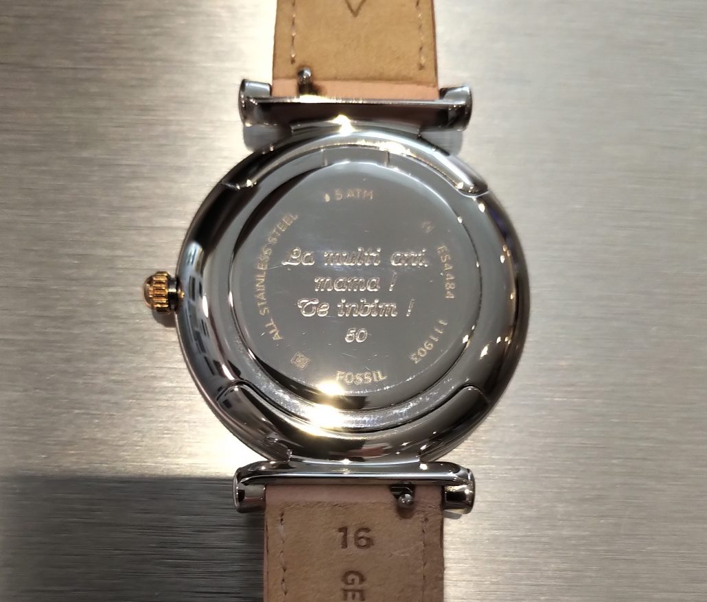 Gravure sur montres ABC Gravure Maître Artisan à Bordeaux